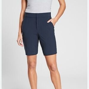 Athleta Tribeca‎ 9” bermuda shorts Size 0 navy blue